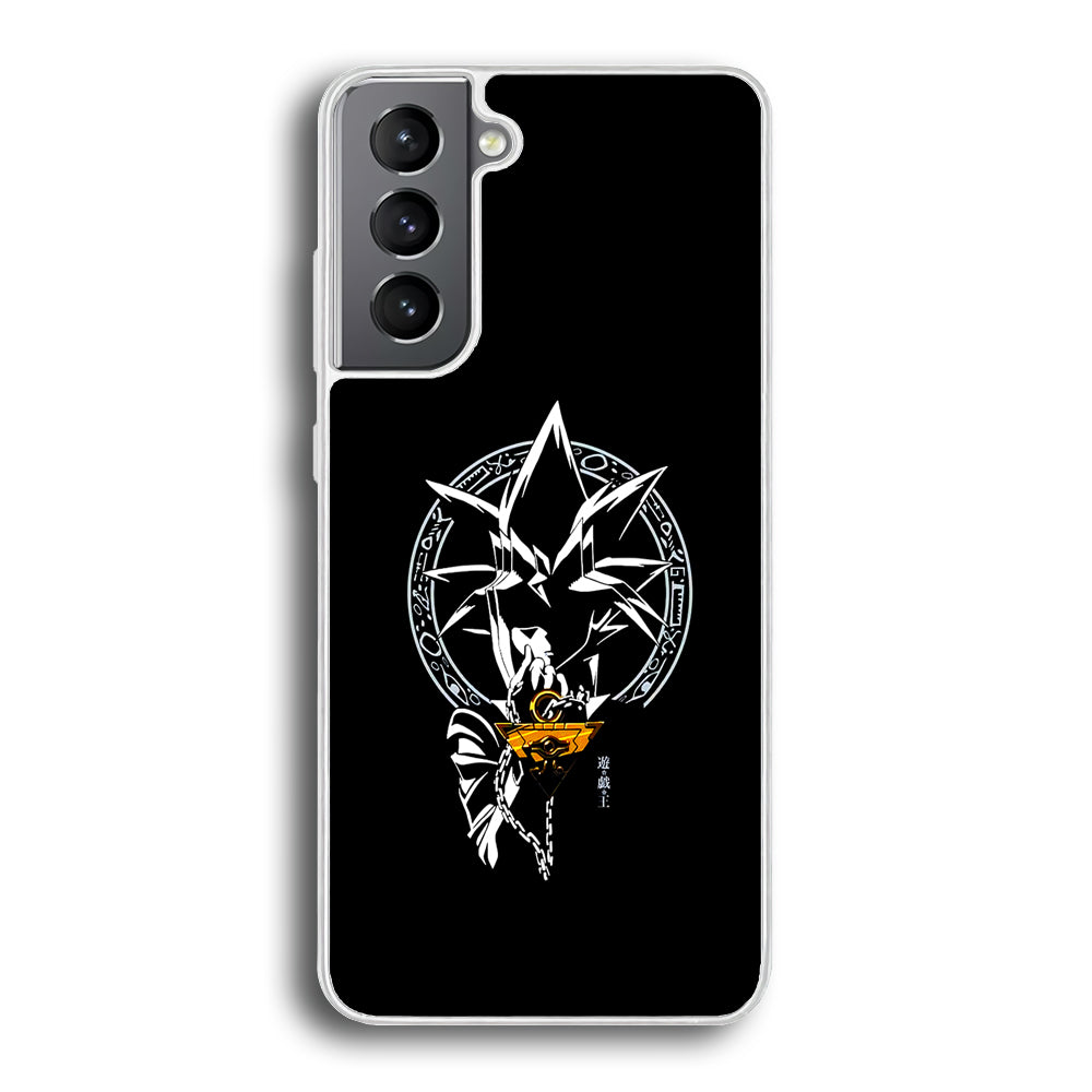 Yu-Gi-Oh Yugi Muto Black Samsung Galaxy S23 Case-Phone Case-Rubber White (2D Case)-Altracase