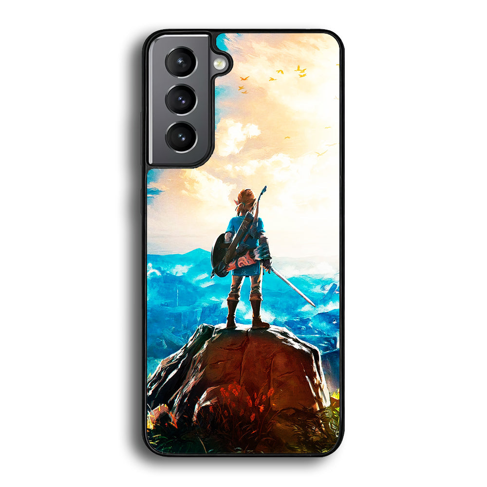 Zelda Breath Of The Wild Samsung Galaxy A15 Case-Phone Case-Rubber Black (2D Case)-Altracase