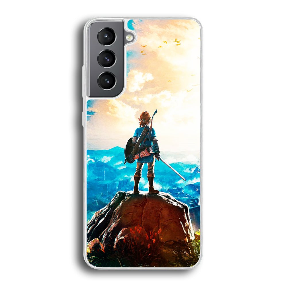 Zelda Breath Of The Wild Samsung Galaxy S24 Plus Case-Phone Case-Rubber White (2D Case)-Altracase