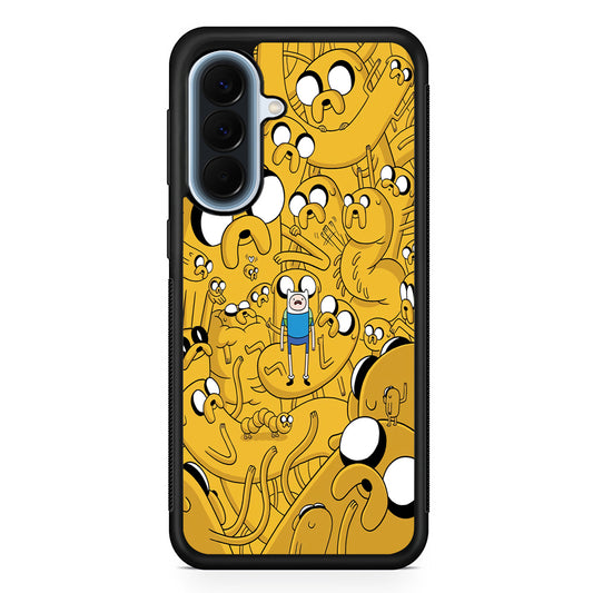 Finn and Jake Doodle Samsung Galaxy A57 Case | Slim Samsung Galaxy A57 Protective Case