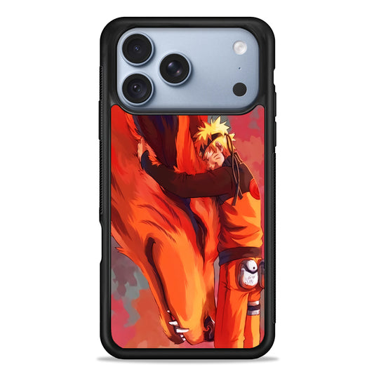 Naruto and Kurama iPhone 18 Pro Case - iPhone 18 Pro Silicone Case