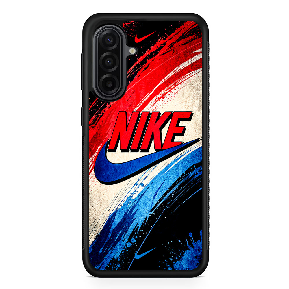 Nike Artistic Colorful Splash Samsung Galaxy A17 Case | Durable Rubber Samsung Galaxy A17 Phone Case
