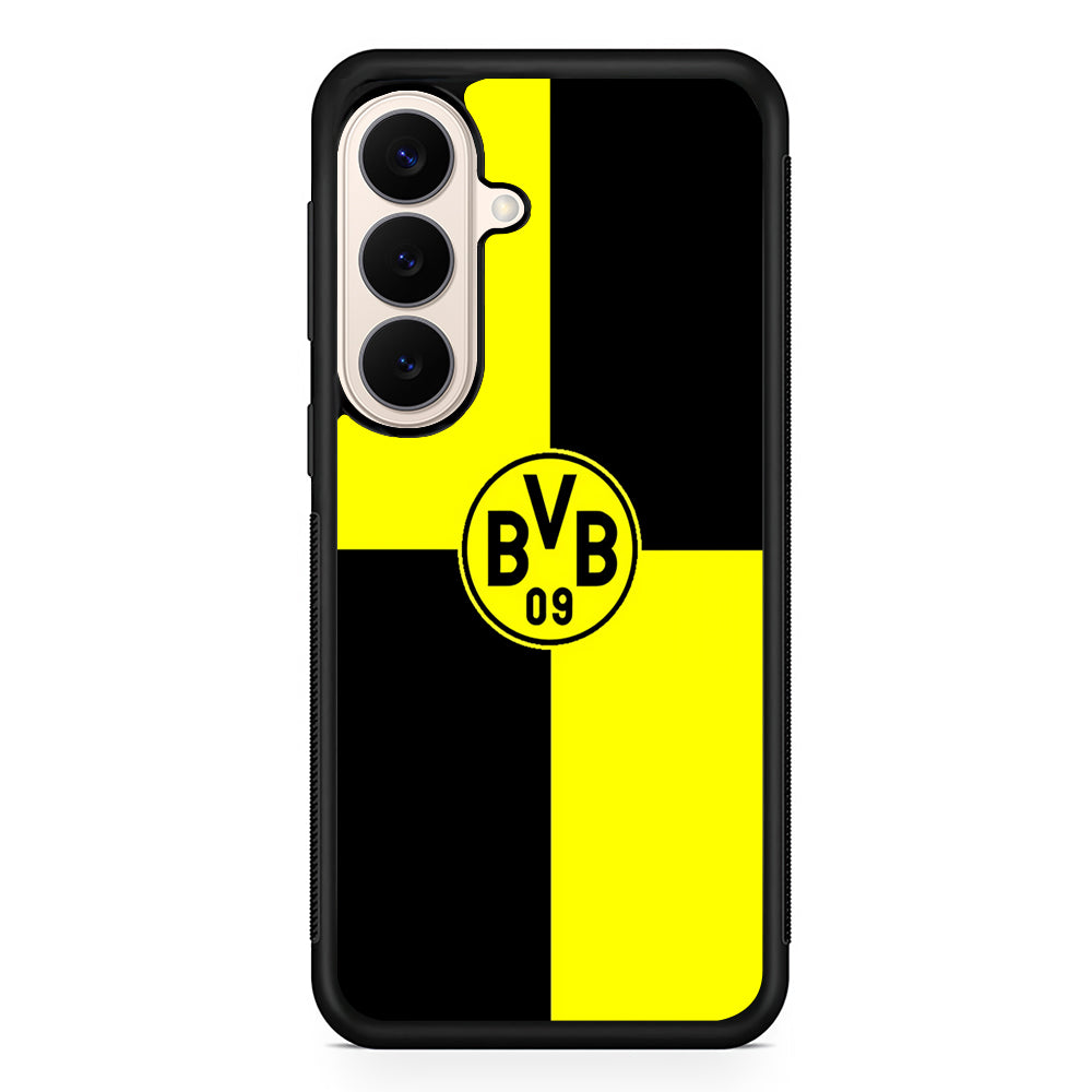 Borussia Dortmund Logo Club Samsung Galaxy S26 Case | Durable Protective Rubber Cover