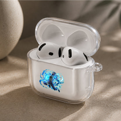 Kakashi Dual Raikiri Protective Apple Airpods 4 Clear Case - Durable Clear Protection
