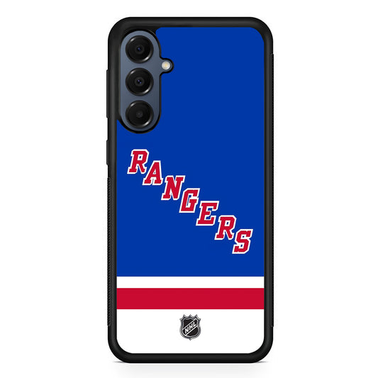 NHL New York Rangers Blue Samsung Galaxy A16 Case | Slim Protective Cover for Samsung Galaxy A16