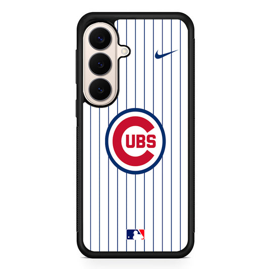 MLB Chicago Cubs White Nike Samsung Galaxy S26 Case – Slim Protective Phone Cover