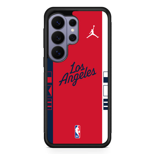 NBA LA Clippers Red Jordan Samsung Galaxy S26 Ultra Case | Slim Durable Protective Cover