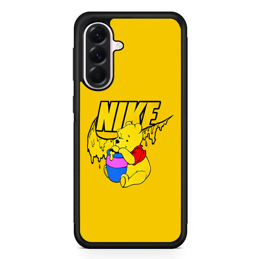 Nike Winnie The Pooh Samsung Galaxy A56 Case | Samsung Galaxy A56 Protective Rubber Case