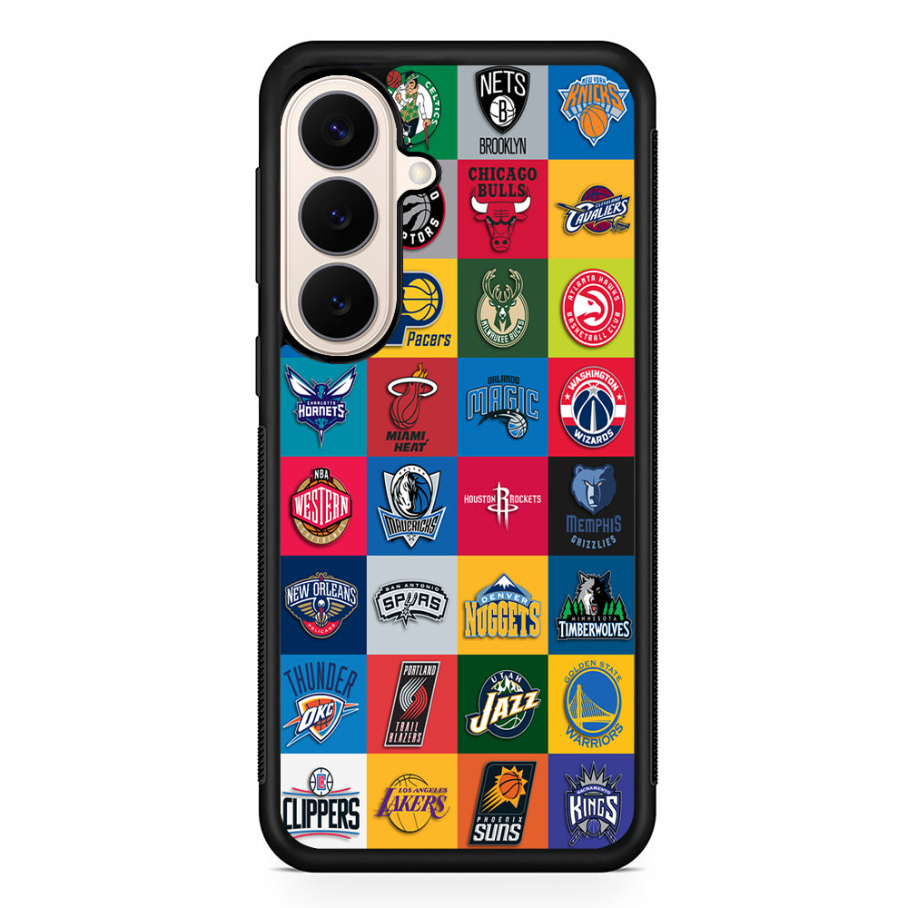 Basketball Teams NBA Samsung Galaxy S26 Case | Durable Protective Rubber Cover
