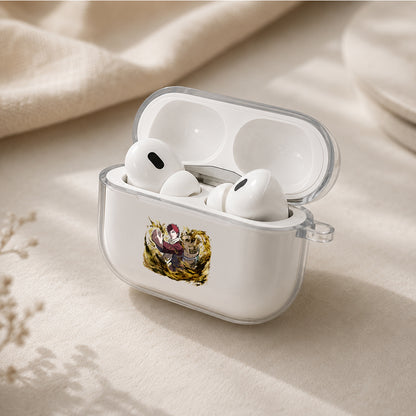 Gaara Battle Stance Protective Apple AirPods Pro 3 Clear Case | Shockproof Cover
