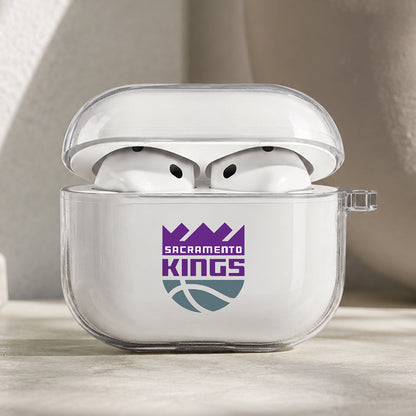 NBA Sacramento Kings Symbol Protective Apple AirPods Pro 3 Clear Case | Shockproof Cover