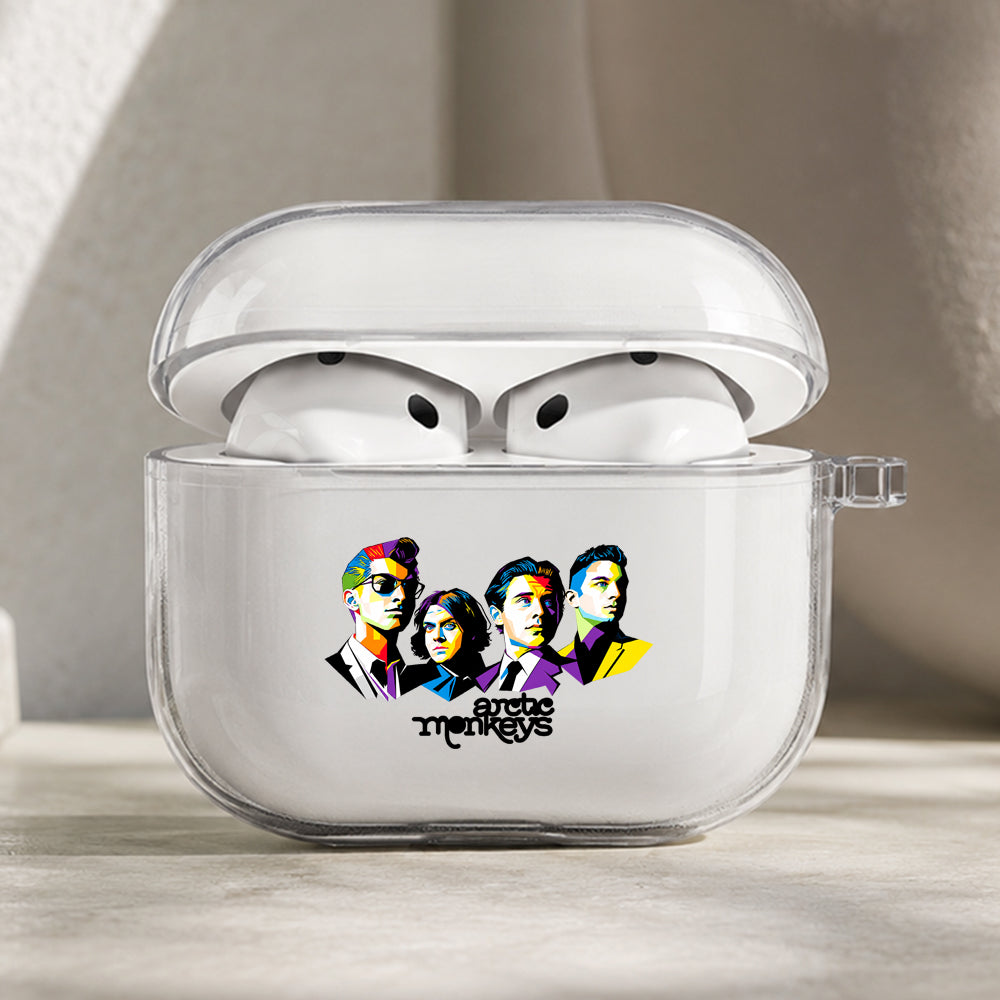 Arctic Monkeys Silhouette Protective Apple AirPods Pro 3 Clear Case | Shockproof Cover