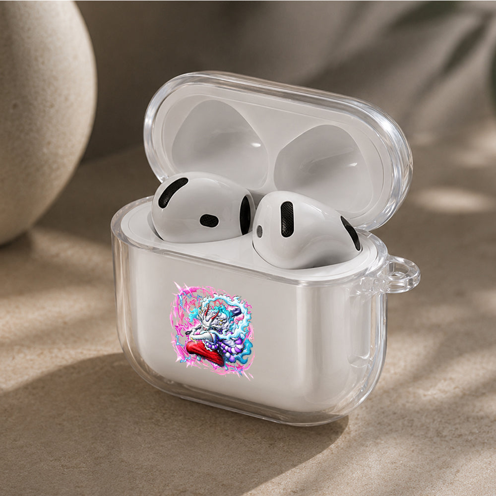 Yamato The Mythical Power Protective Apple Airpods 4 Clear Case - Durable Clear Protection
