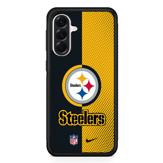 NFL Pittsburgh Steelers Nike Samsung Galaxy A56 Case | Samsung Galaxy A56 Protective Rubber Case