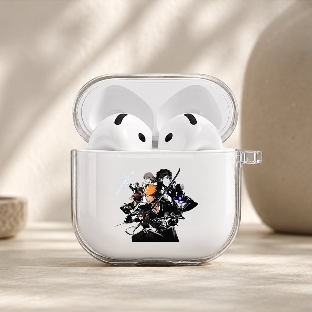 Bleach All Character Protective Apple Airpods 4 Clear Case - Durable Clear Protection