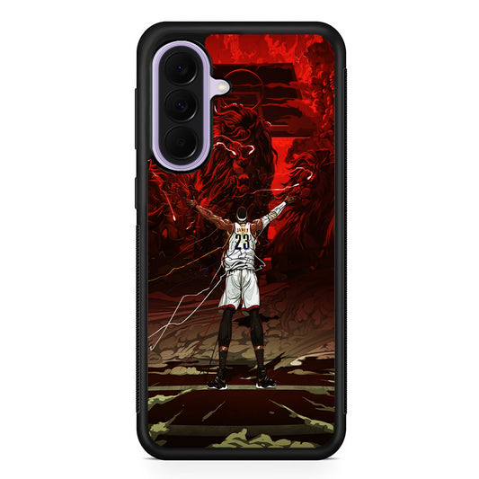 Lebron James Lion Art Samsung Galaxy A37 Case | Samsung Galaxy A37 Rubber Protective Case