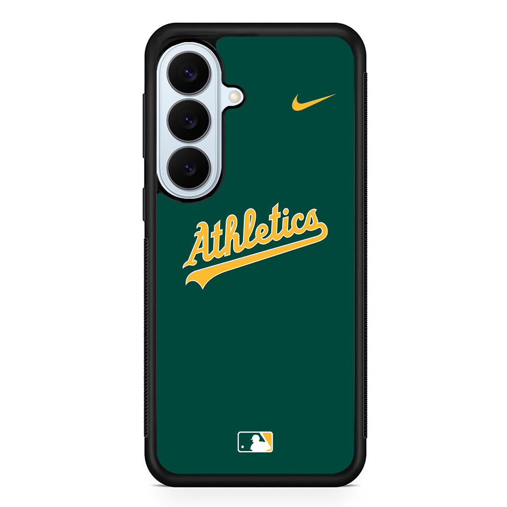 MLB Athletics Green Nike Samsung Galaxy S26 Plus Case | Lightweight Protective Phone Cover