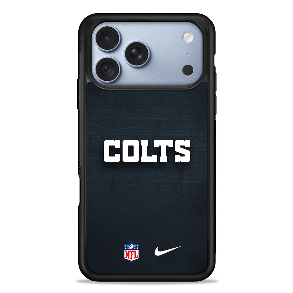 NFL Indianapolis Colts Nike iPhone 18 Pro Case - iPhone 18 Pro Silicone Case
