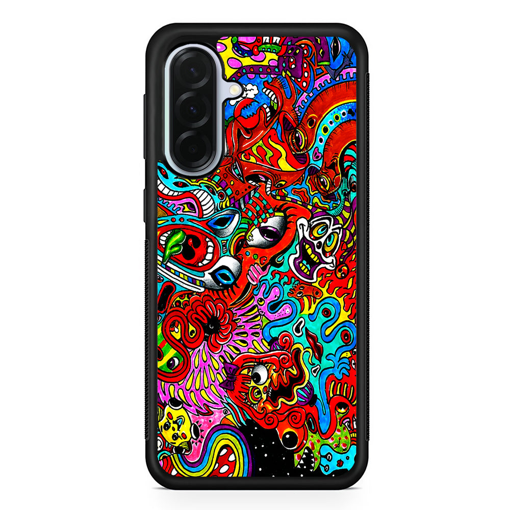 Trippy Aesthetic Colorful Samsung Galaxy A36 Case | Durable Samsung Galaxy A36 Protective Case