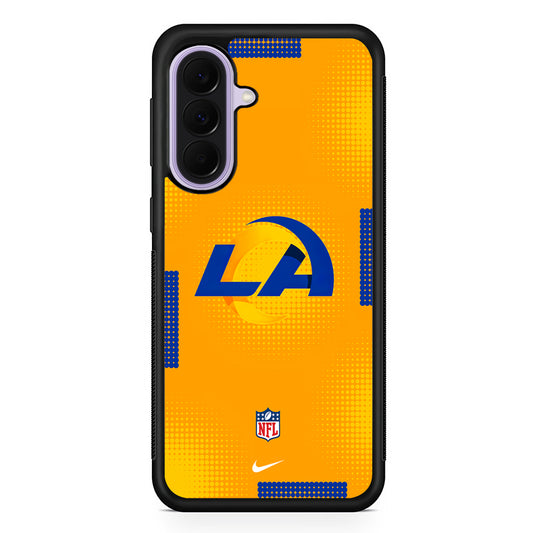 NFL Los Angeles Rams Nike Samsung Galaxy A37 Case | Samsung Galaxy A37 Rubber Protective Case