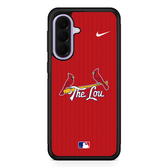 MLB St Louis Cardinals Red Nike Samsung Galaxy A37 Case | Samsung Galaxy A37 Rubber Protective Case