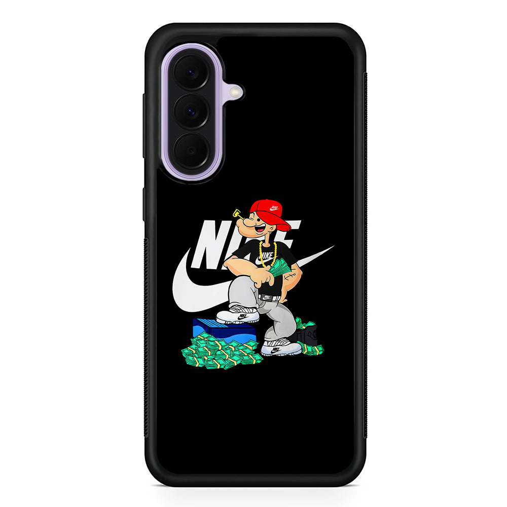 Nike Rich Popeye Samsung Galaxy A37 Case | Samsung Galaxy A37 Rubber Protective Case