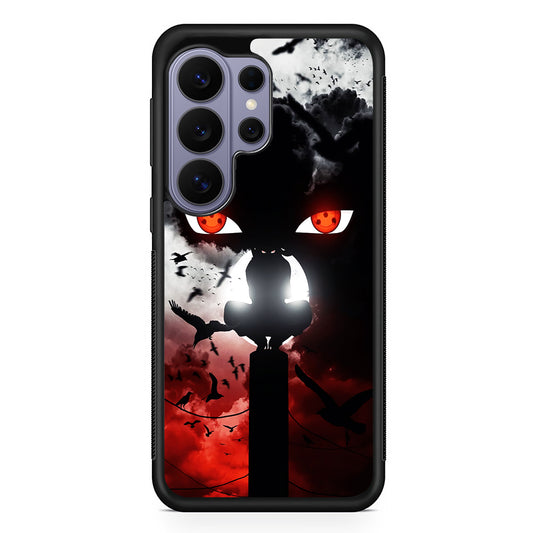 Sharingan Itachi Uchiha Samsung Galaxy S26 Ultra Case | Protective Rubber Cover