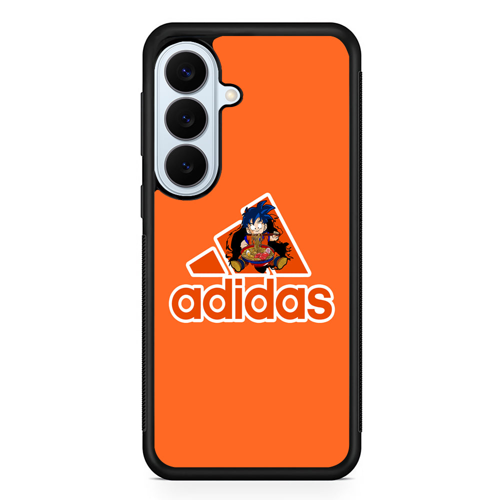 Adidas Son Goku Eats Ramen Samsung Galaxy S26 Plus Case | Lightweight Protective Phone Cover