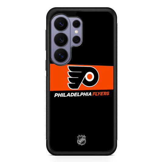 NHL Philadelphia Flyers Black Samsung Galaxy S26 Ultra Case | Protective Rubber Cover