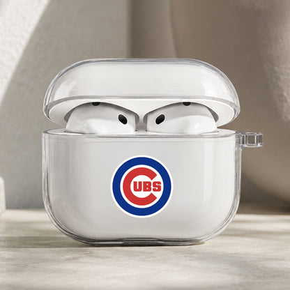 MLB Chicago Cubs Symbol Protective Apple AirPods Pro 3 Clear Case | Shockproof Cover