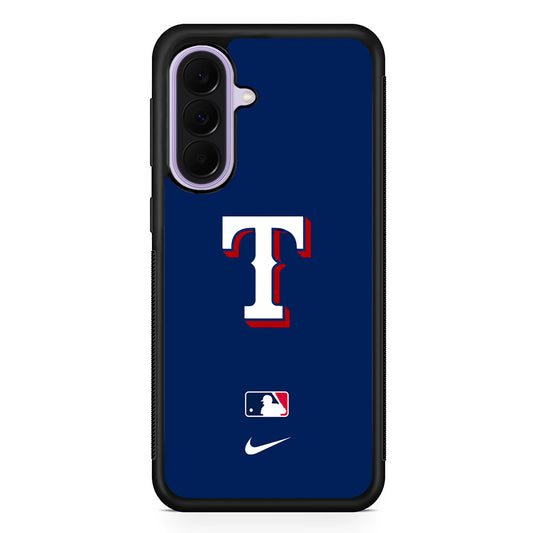 MLB Texas Rangers Blue Nike Samsung Galaxy A37 Case | Samsung Galaxy A37 Rubber Protective Case