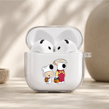 Family Guy Hallowen Costume Protective Apple Airpods 4 Clear Case - Durable Clear Protection