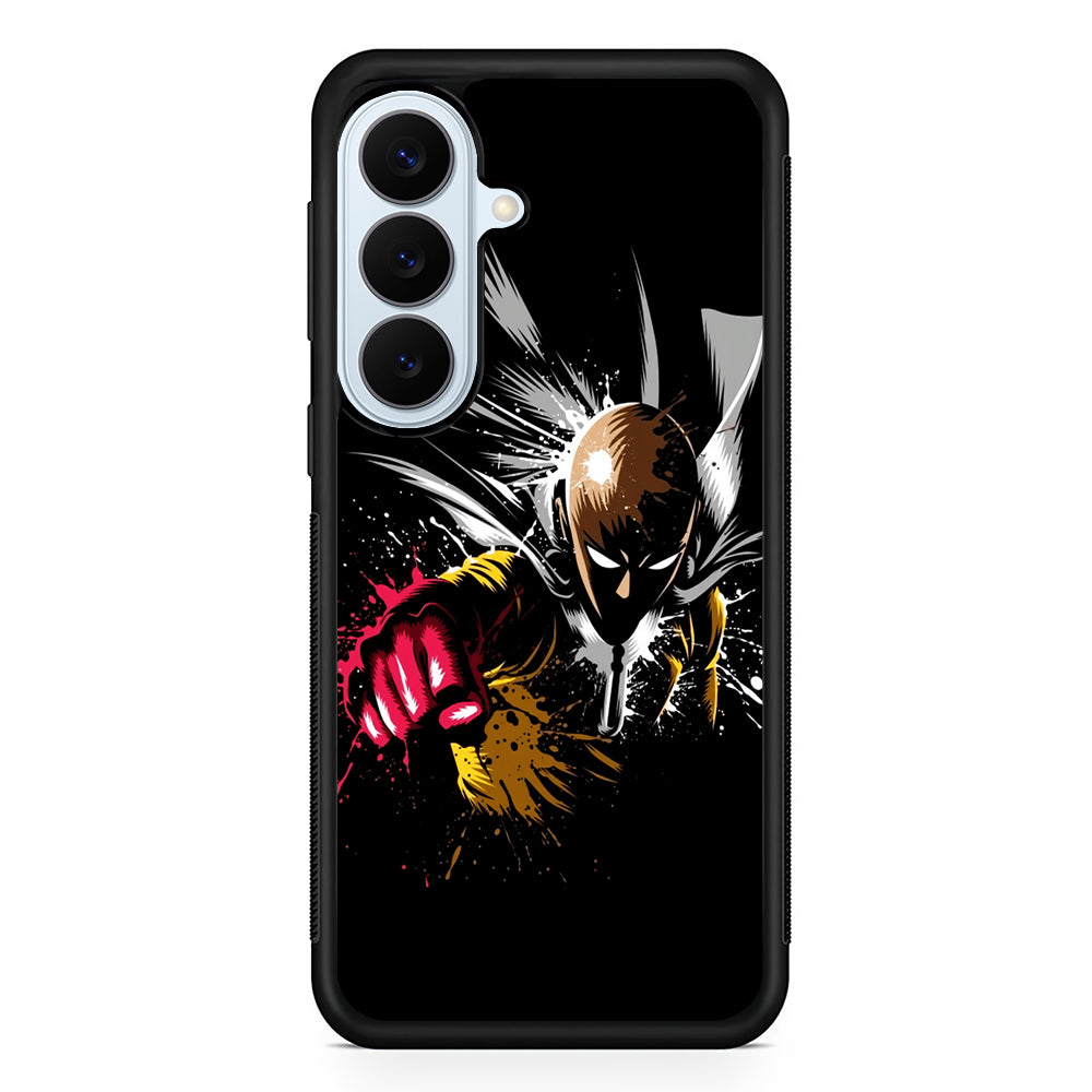 One Punch Man Saitama Painting Samsung Galaxy S26 Plus Case | Slim Protective Rubber Cover