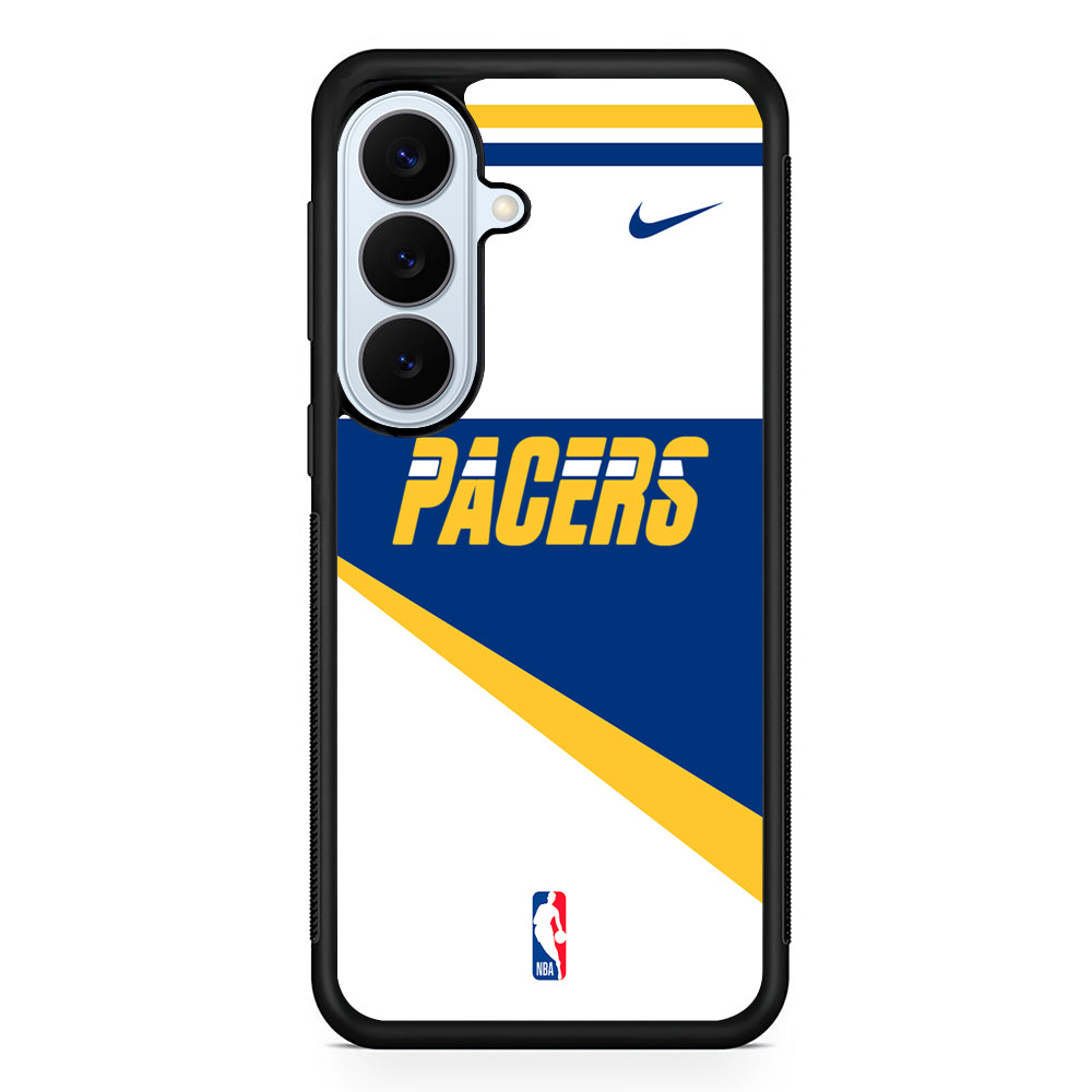 NBA Indiana Pacers White Nike Samsung Galaxy S26 Plus Case | Lightweight Protective Phone Cover