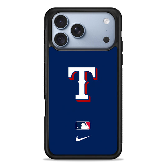 MLB Texas Rangers Blue Nike iPhone 18 Pro Case - iPhone 18 Pro Silicone Case