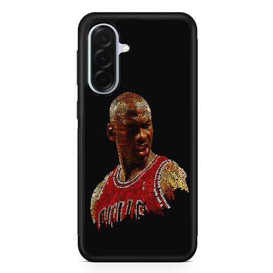 Jordan Typography Art Samsung Galaxy A36 Case | Durable Samsung Galaxy A36 Protective Case