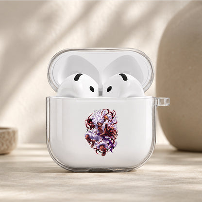 Luffy Sun God Form Protective Apple Airpods 4 Clear Case - Durable Clear Protection