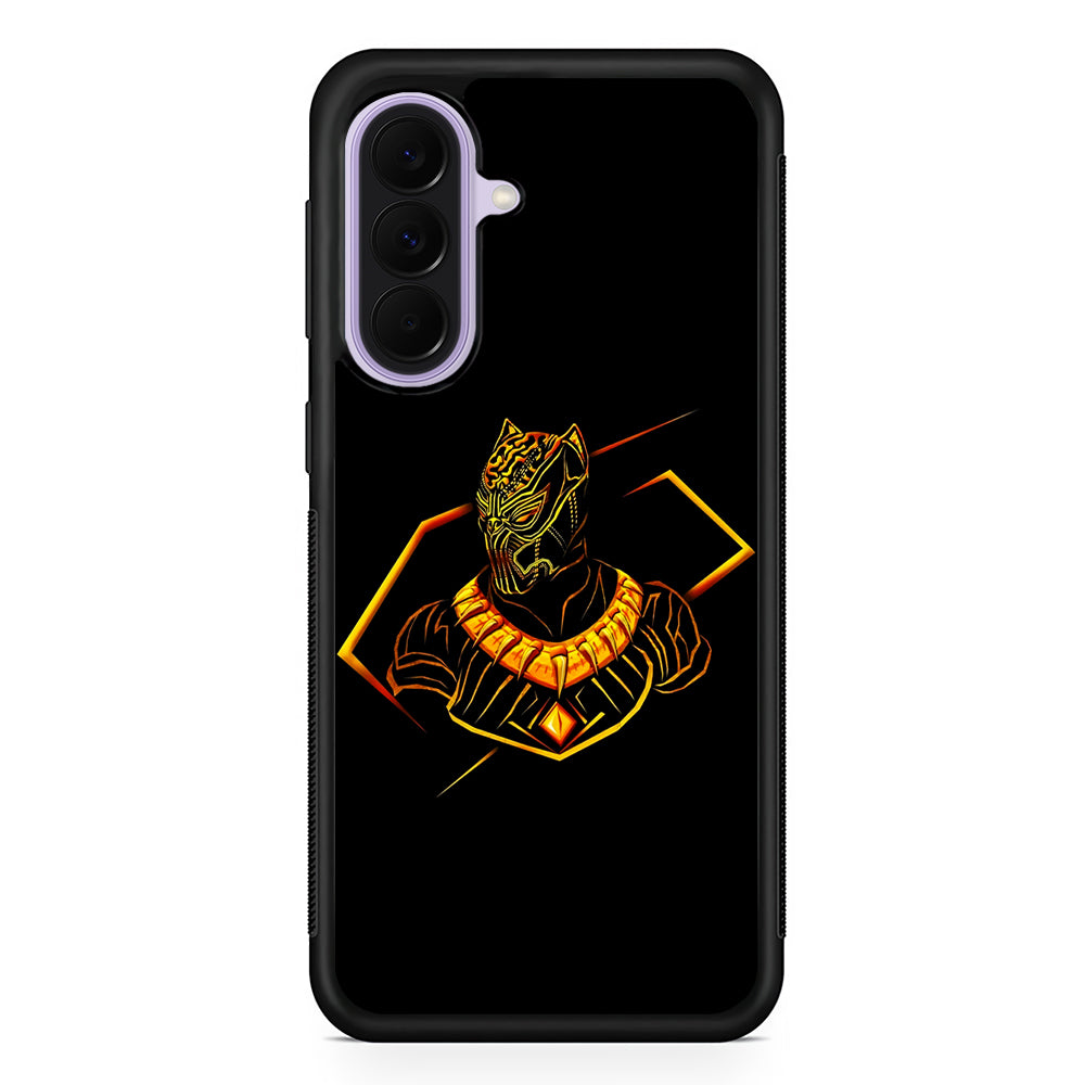 Black Panther Golden Art Samsung Galaxy A37 Case | Samsung Galaxy A37 Rubber Protective Case