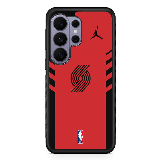 NBA Portland Trail Blazers Red Jordan Samsung Galaxy S26 Ultra Case | Slim Durable Protective Cover