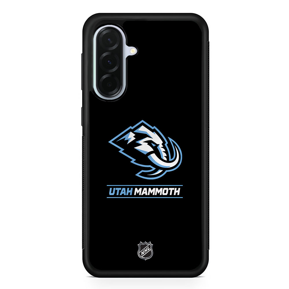 NHL Utah Mammoth Black Samsung Galaxy A36 Case | Durable Samsung Galaxy A36 Protective Case