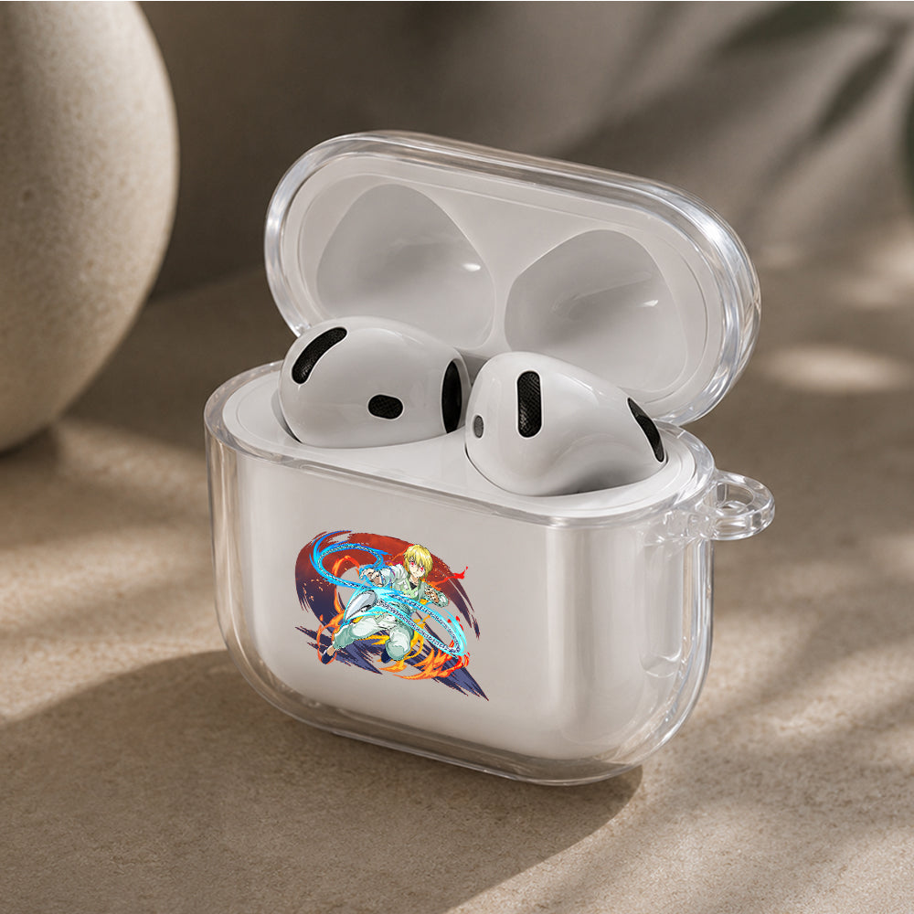 Hunter x Hunter Kurapika Chain Protective Apple Airpods 4 Clear Case - Durable Clear Protection