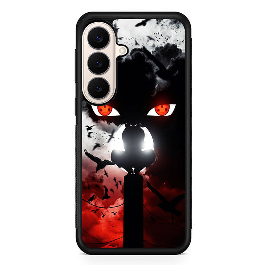 Sharingan Itachi Uchiha Samsung Galaxy S26 Case | Durable Protective Rubber Cover