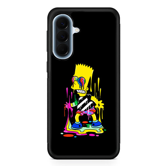 Bart Simpson Painting Samsung Galaxy A57 Case | Slim Samsung Galaxy A57 Protective Case