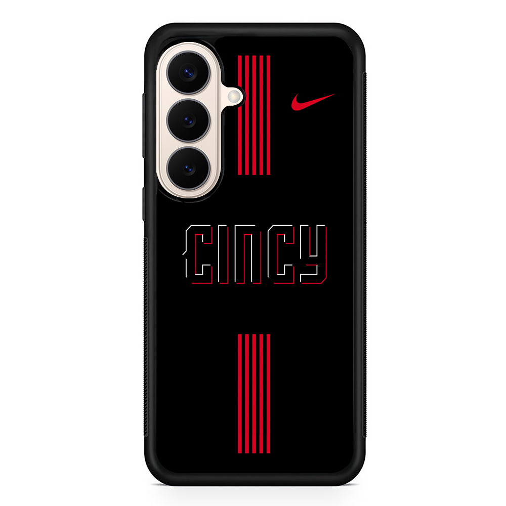 MLB Cincinnati Reds Black Nike Samsung Galaxy S26 Case – Slim Protective Phone Cover