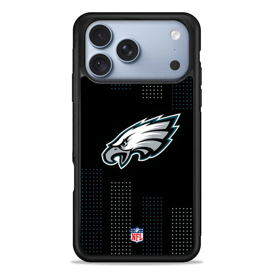 NFL Philadelphia Eagles Dot Pattern iPhone 18 Pro Case - iPhone 18 Pro Silicone Case