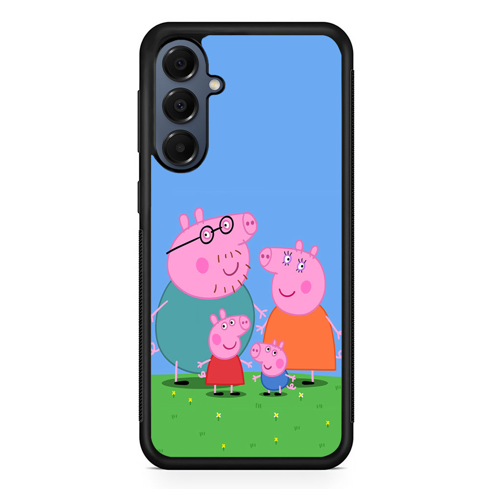 Peppa Pig Family Cartoon Samsung Galaxy A16 Case | Slim Protective Cover for Samsung Galaxy A16