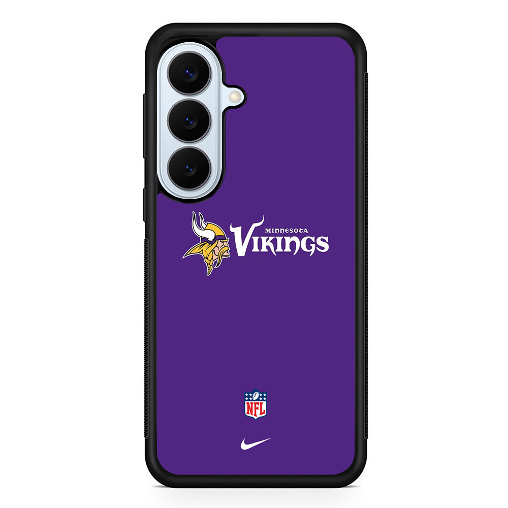 NFL Minnesota Vikings Purple Nike Samsung Galaxy S26 Plus Case | Lightweight Protective Phone Cover