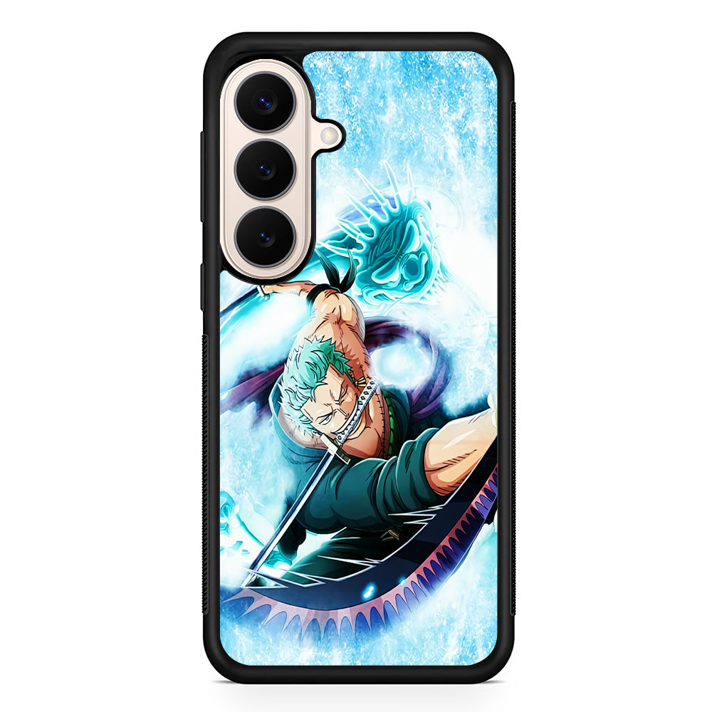 Roronoa Zoro Dragon Sword Samsung Galaxy S26 Case | Durable Protective Rubber Cover