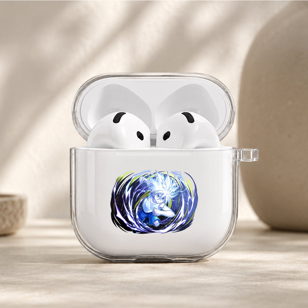 Hunter x Hunter Killua Evolution Protective Apple Airpods 4 Clear Case - Durable Clear Protection