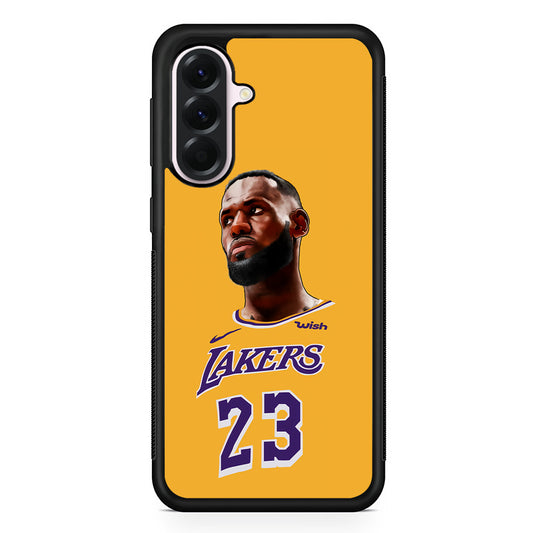 Lebron James Lakers Samsung Galaxy A56 Case | Samsung Galaxy A56 Protective Rubber Case